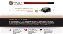 Desktop Screenshot of cybercellraj.com