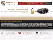 Tablet Screenshot of cybercellraj.com